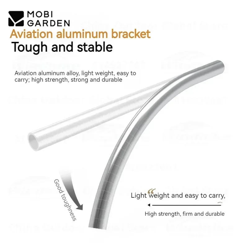 MOBI GARDEN/навесная портативная туристическая палатка с алюминиевым кронштейном