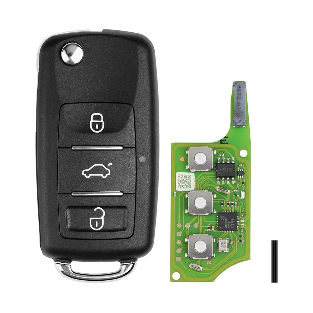 XEB510EN is Suitable for Volkswagen B5 Type Super Remote Control with XT27B Chip 3-Key VVDI Key