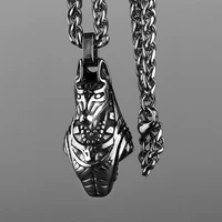 2022 fashion trend retro domineering titanium steel stainless steel egyptian death pendant men and women necklace wholesale