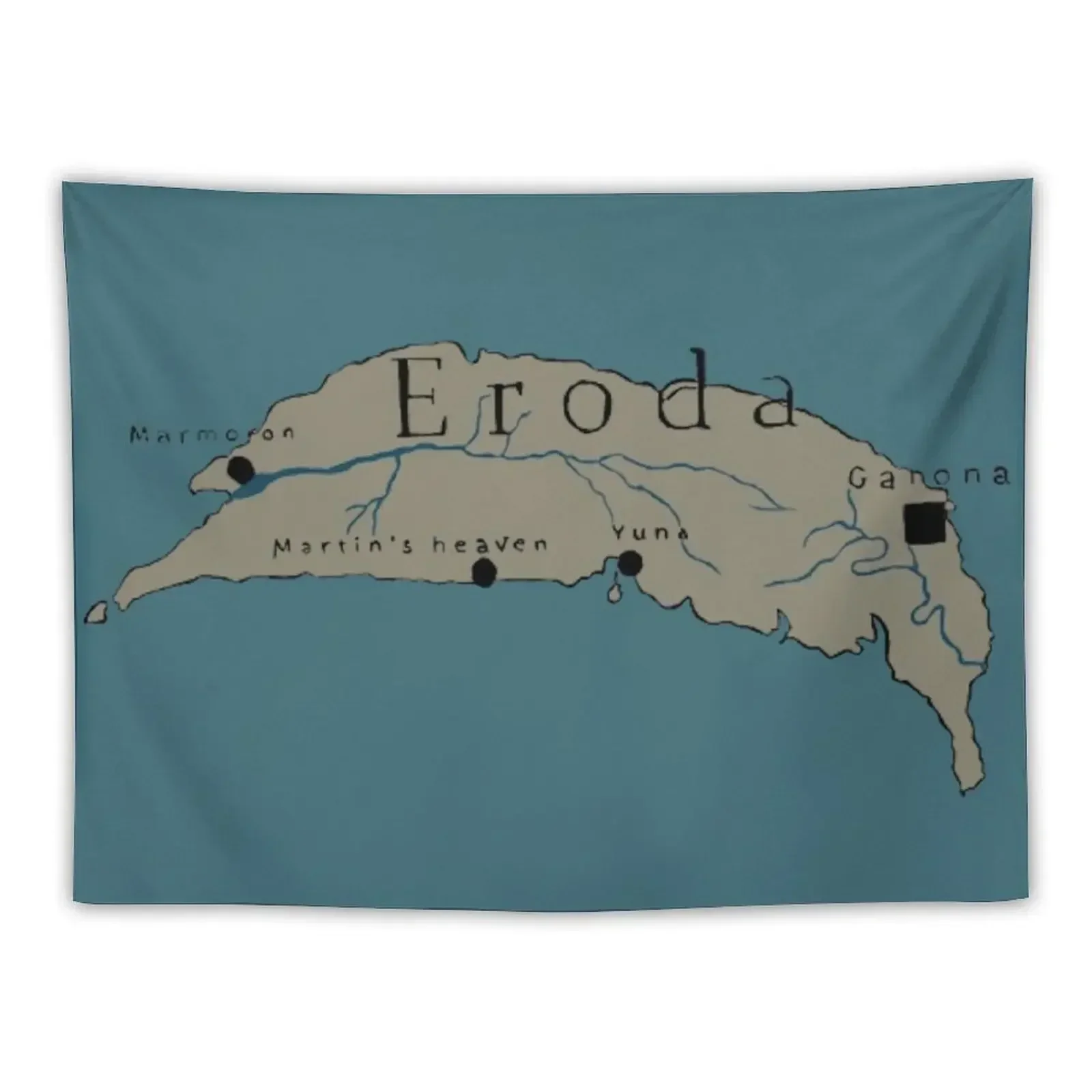 Эрода Остров Гобелен Настенный Декор Украшения Комнаты Аксессуары