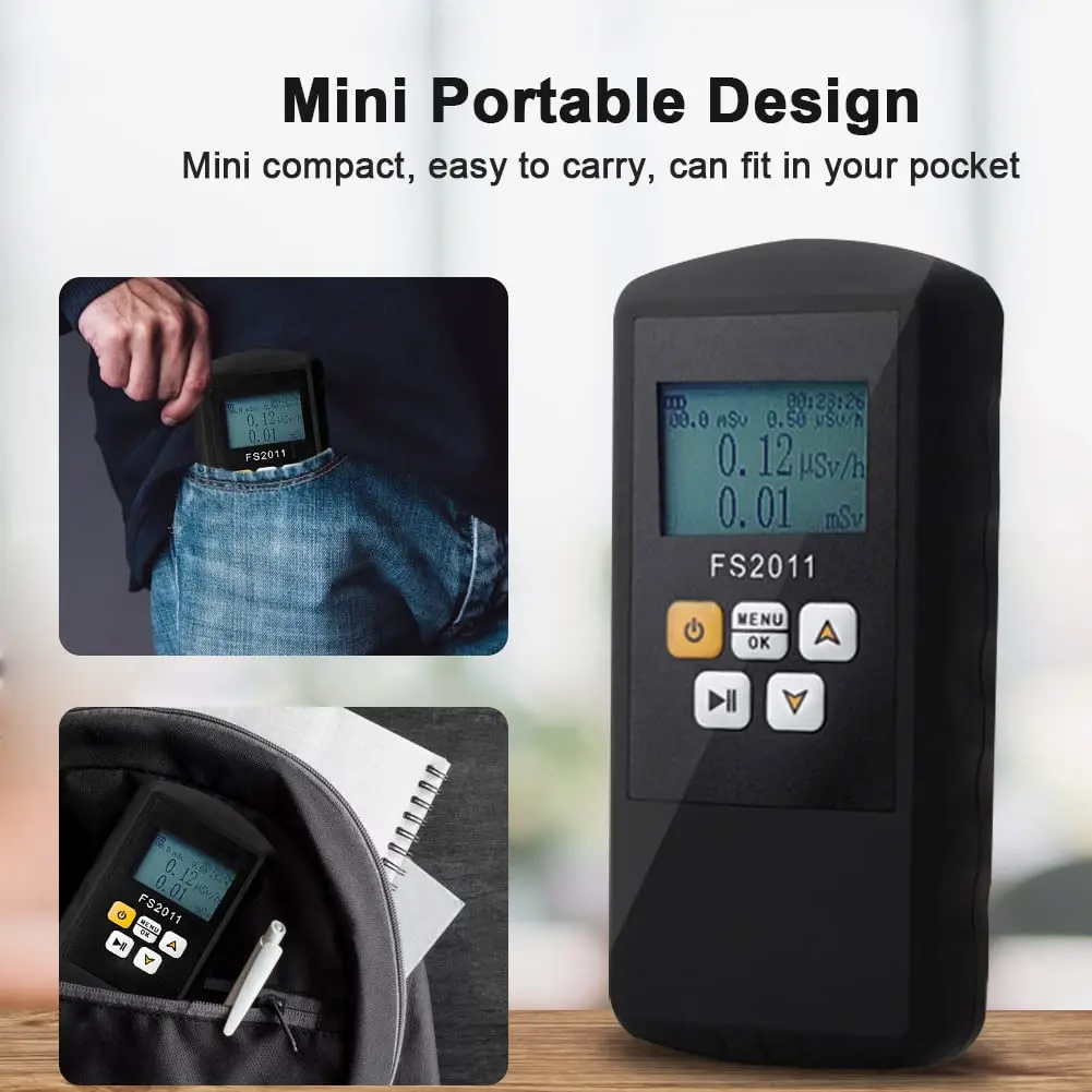 Трубчатый дозиметр-детектор ядерного излучения профессиональный дозиметр