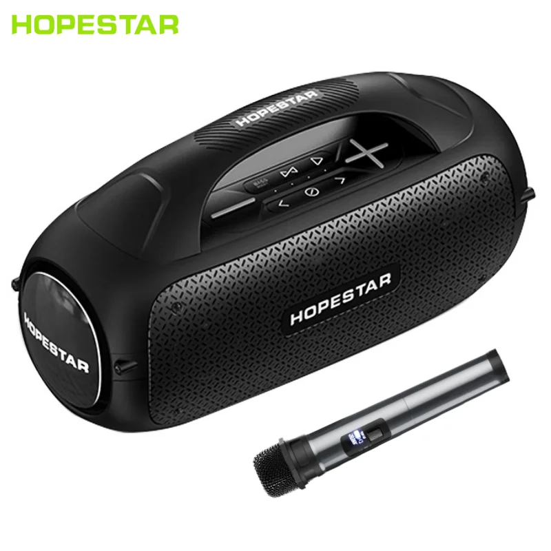 

HOPESTAR A50 Blue Tooth Speakers 80W High Power Outdoor IPX6 Waterproof Subwoofer Portable Wireless Karaoke Music Cente WITH MIC