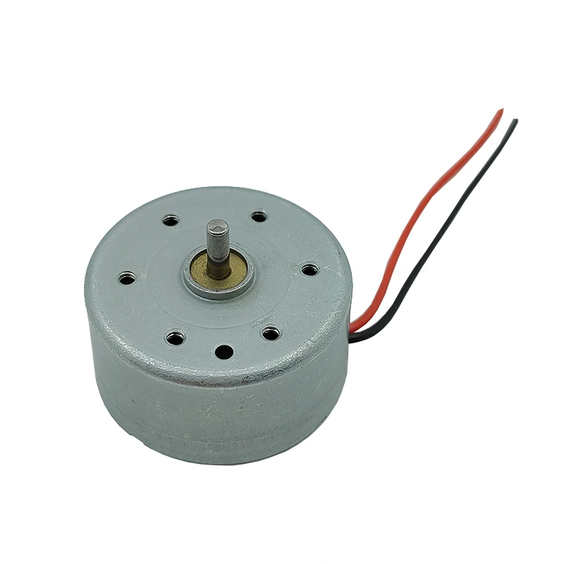 

RK-300C-12350 Mini 24mm Electric Motor DC 1.5V 3V 5V 6V 9000RPM Micro Round Spindle Motor DIY Hobby Toy Fan Solar Power Model