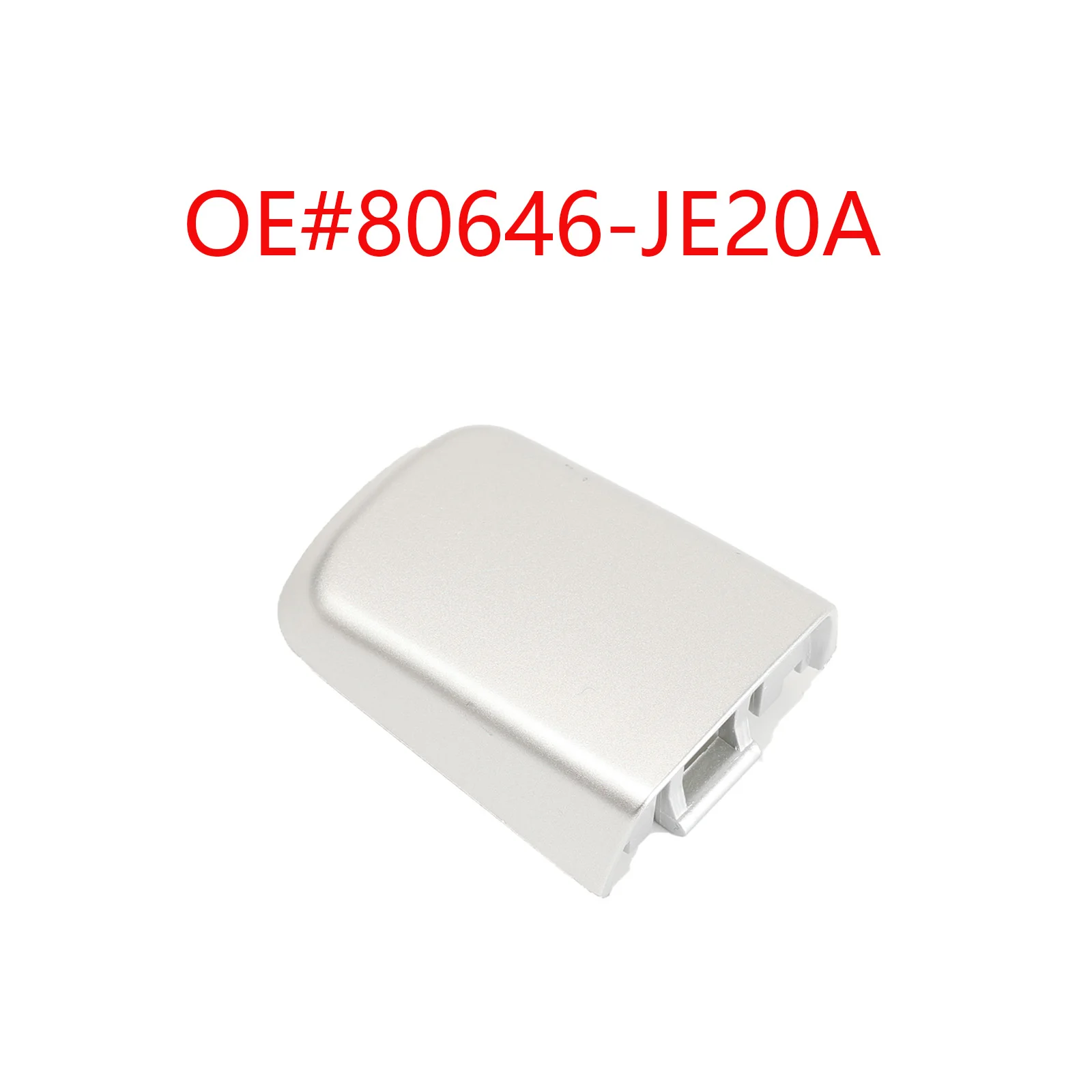 

Для Nissan Qashqai 2008-2015 автомобиля со стороны водителя, передняя левая дверная ручка, крышка замка, серебристый пластик, автомобильные аксессуары 80646-JE20A