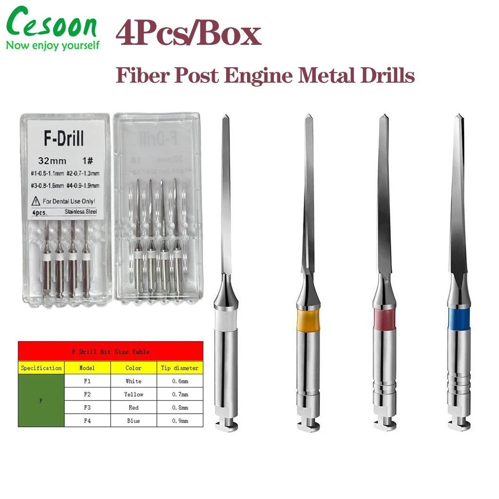 

4 шт./коробка, стоматологические волоконные столбы