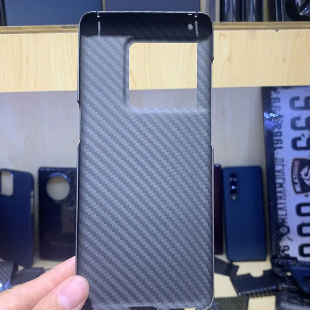 

Real Carbon Fiber For Oneplus 10pro Aramid Fiber Ultra-thin Business Phone Cover For Oneplus 10 Pro Wireless Charging F3e7
