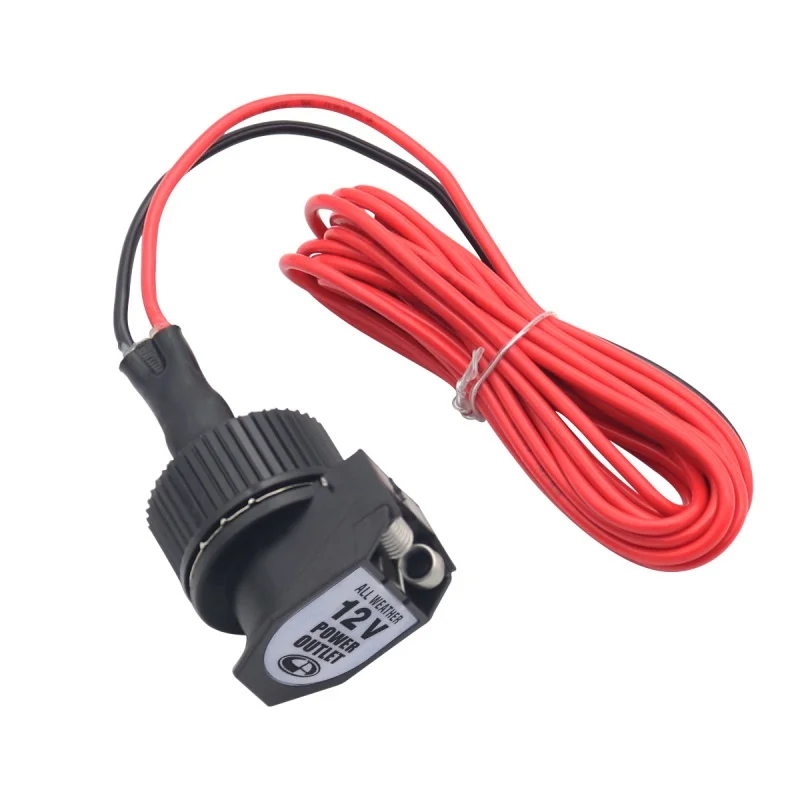 

Motorcycle Modified Power USB with Cable12VPower Socket USB Car Pick-up Electrical Socket with Spring Cover