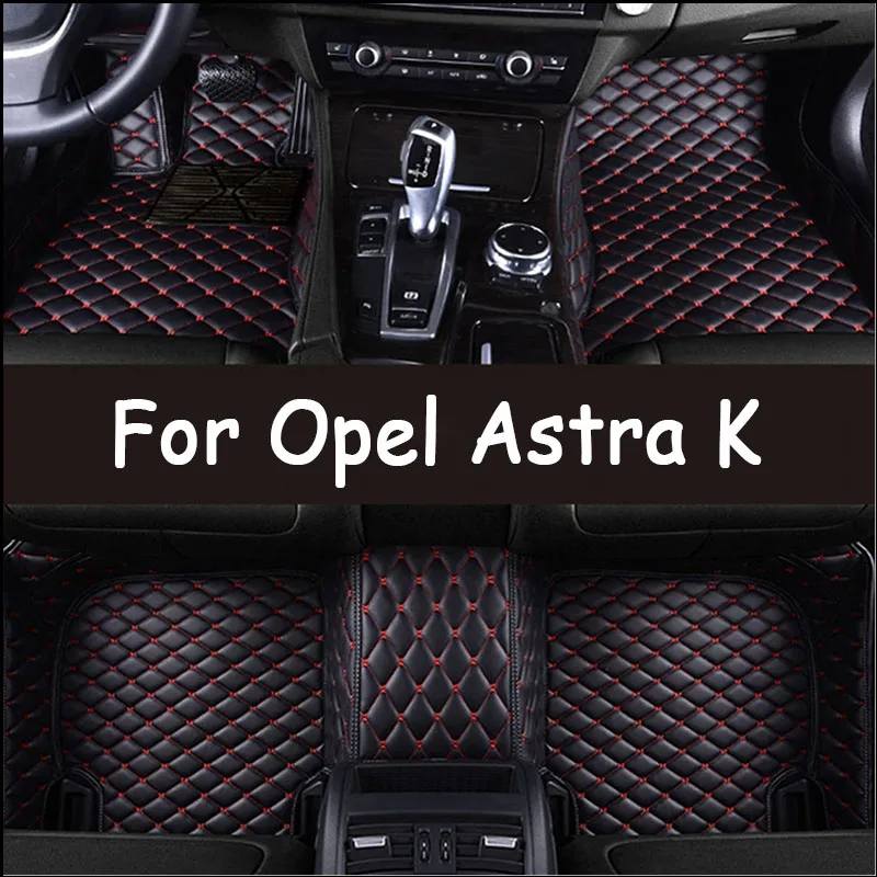 Автомобильные коврики на заказ для Opel Astra K 2016 2017 2018 2019 2020 роскошные кожаные