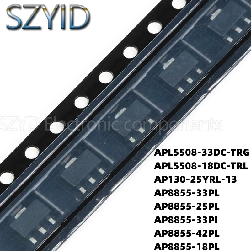 

100PCS SOT89 APL5508-33DC-TRG APL5508-18DC-TRL AP130-25YRL-13 AP8855-33PL AP8855-25PL AP8855-33PI AP8855-42PL AP8855-18PL