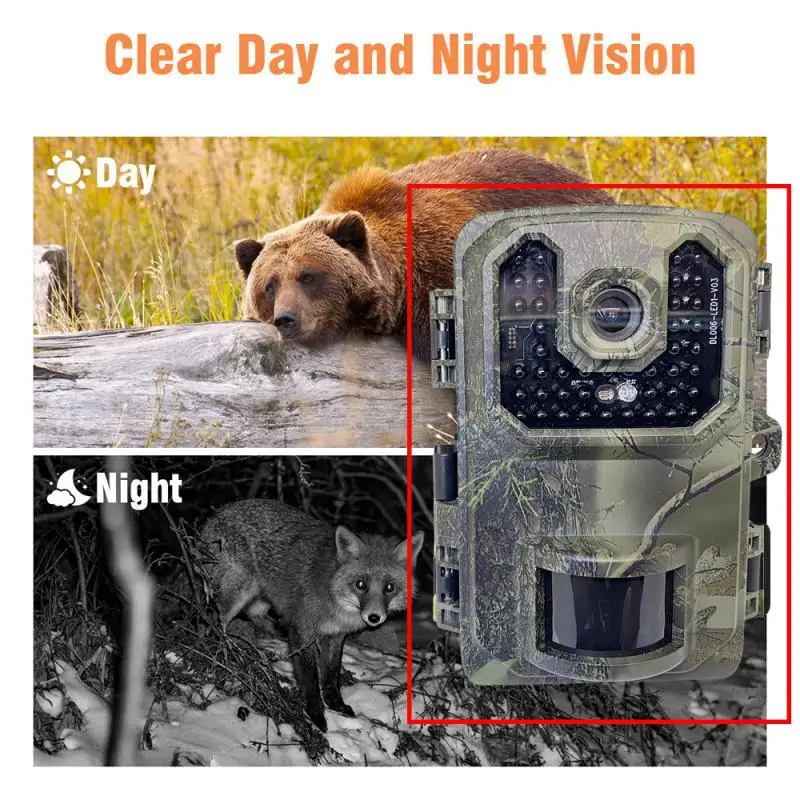 

Traps Game Cam Camouflage Outdoor Invisible Infrared Color Full Display Ip66 Waterproof Camcorder Animal Observation Camrecorde