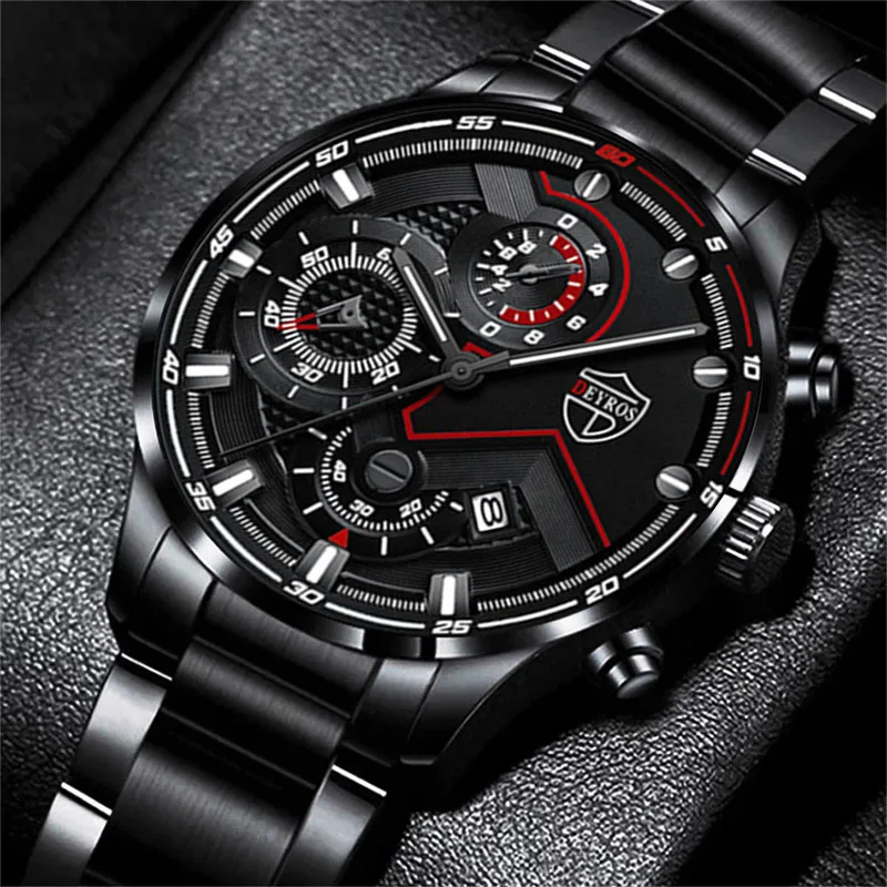 

Reloj Hombre Mode Heren Horloges Luxe Mannen Sport Quartz Horloge Mannelijke Business Roestvrij Staal Lichtgevende Klok Relogio