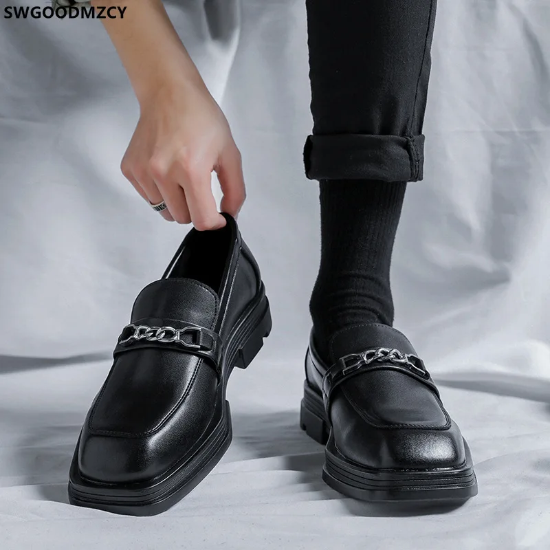 

Italiano Dress Shoes for Men Casuales Office 2023 Party Shoes Coiffeur Slip on Shoes Men Loafers for Men Casual Business Zapatos