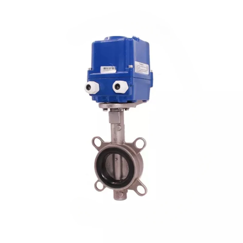 

Electric butterfly valve motorized actuator water control