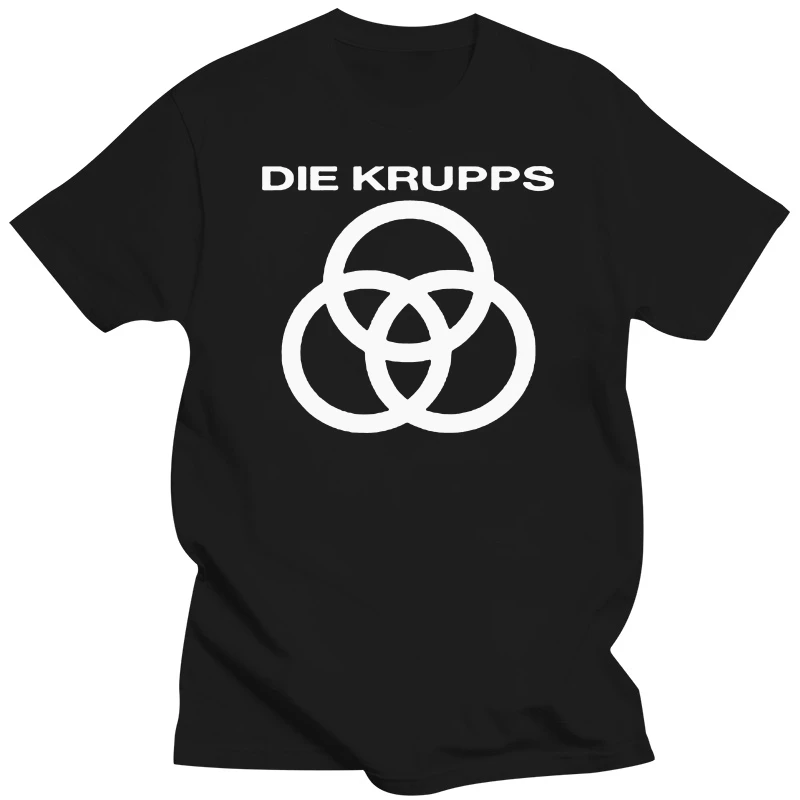 Новая немецкая металлическая Мужская футболка Die Krupps с рок-группой, черная, размер S-3Xl, Повседневная футболка