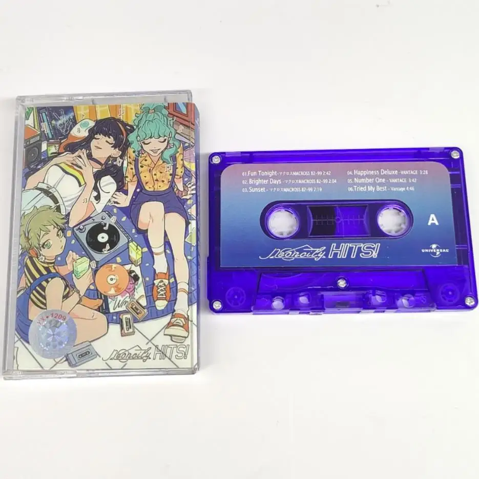 Vaporwave City Pop Night Tempo Macross 82-99 Музыкальная лента Greatest Hits Альбом Кассеты Косплей Walkman