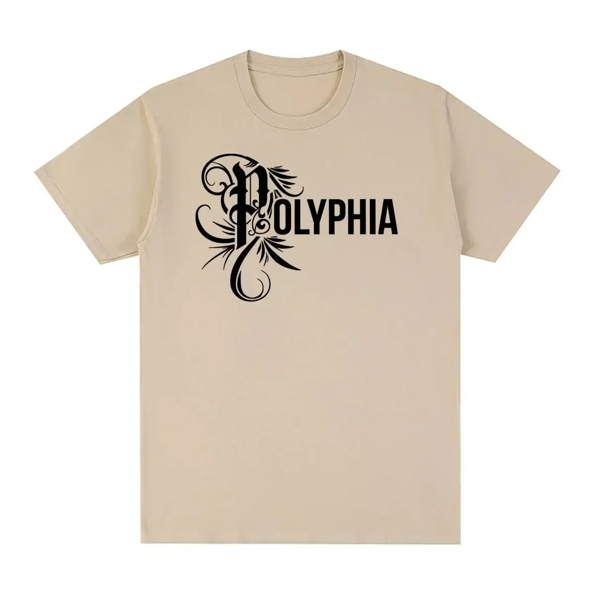 Винтажная Футболка Polyphia хлопковая креативная трендовая Мужская футболка