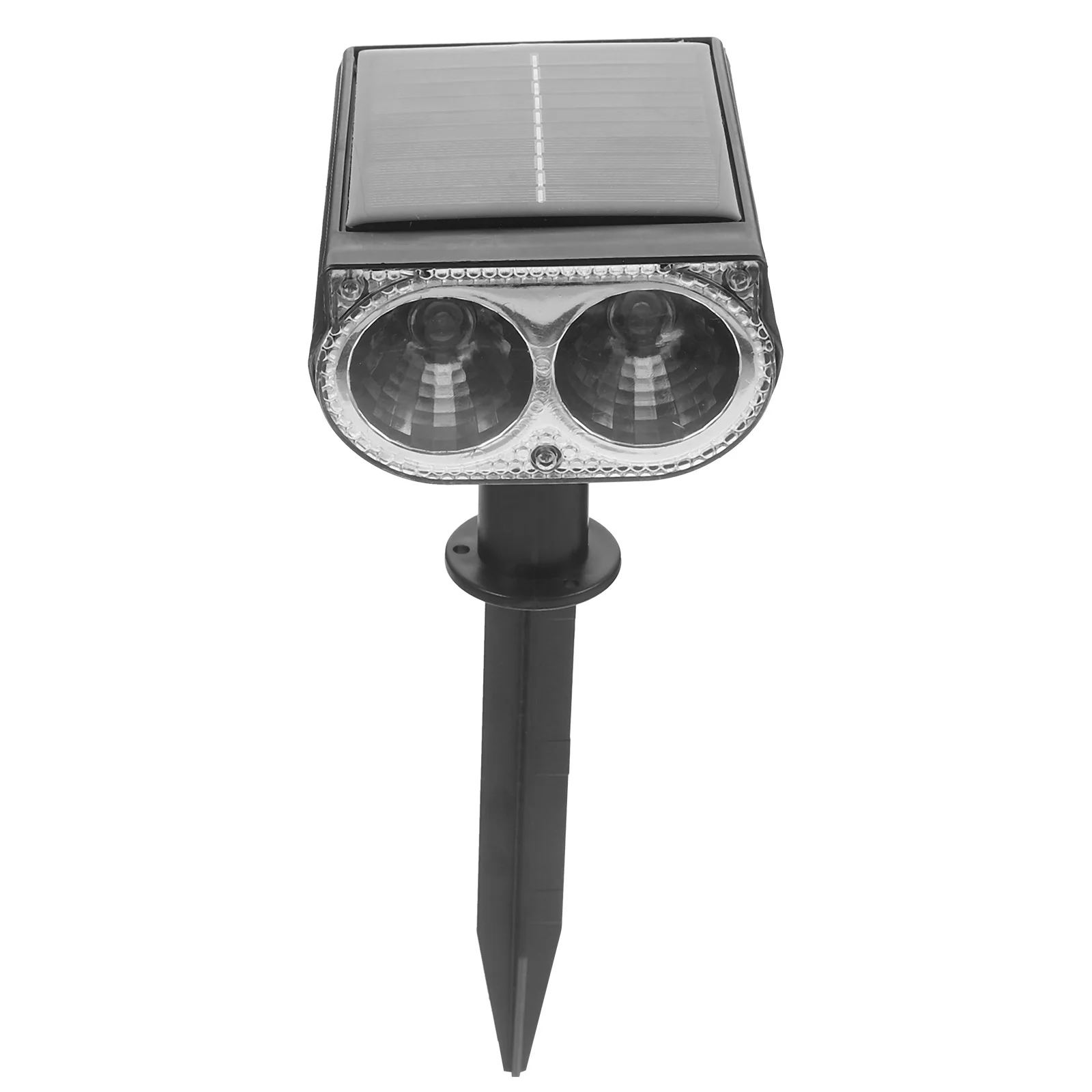 

2 Pcs Solar Garden Light Lights Outdoor Decorative LED Metal Spotlight for Decorations Powered outside