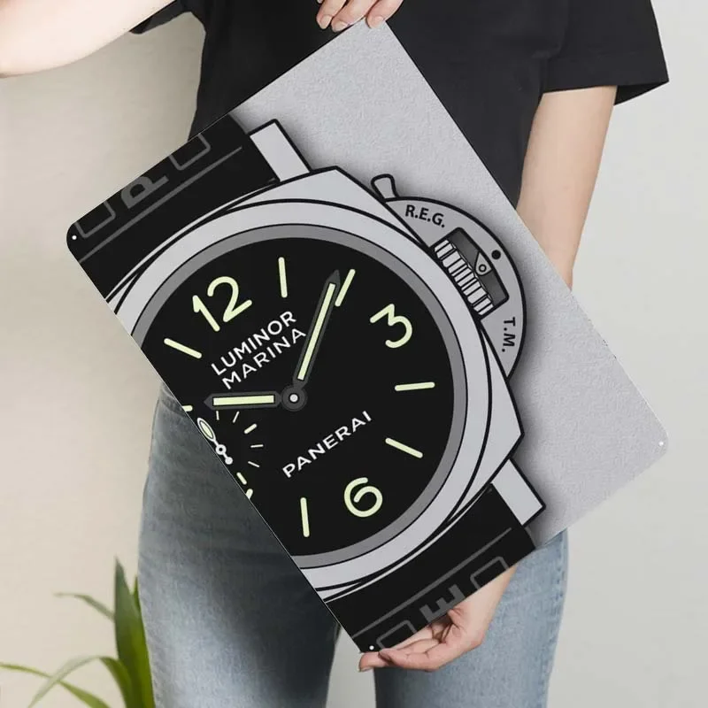 Luminor Marina знак Ржавый металлический постер украшение для стен декор гостиной