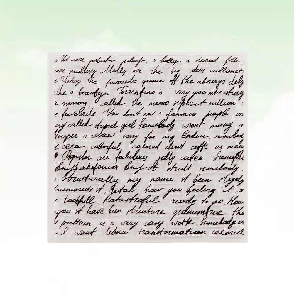 

Clear Stamp Stamps Siliconemaking Seal Diy Letter Transparent Scrapbookingrubber Scrapbook Alphabet Album Stampers Letters