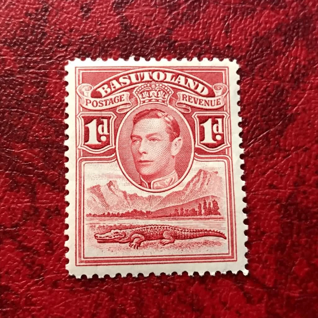 

1 шт./компл. новые почтовые штампы 1938 г. Джордж Ви 1p с тиснением под крокодила, почтовые штампы MNH