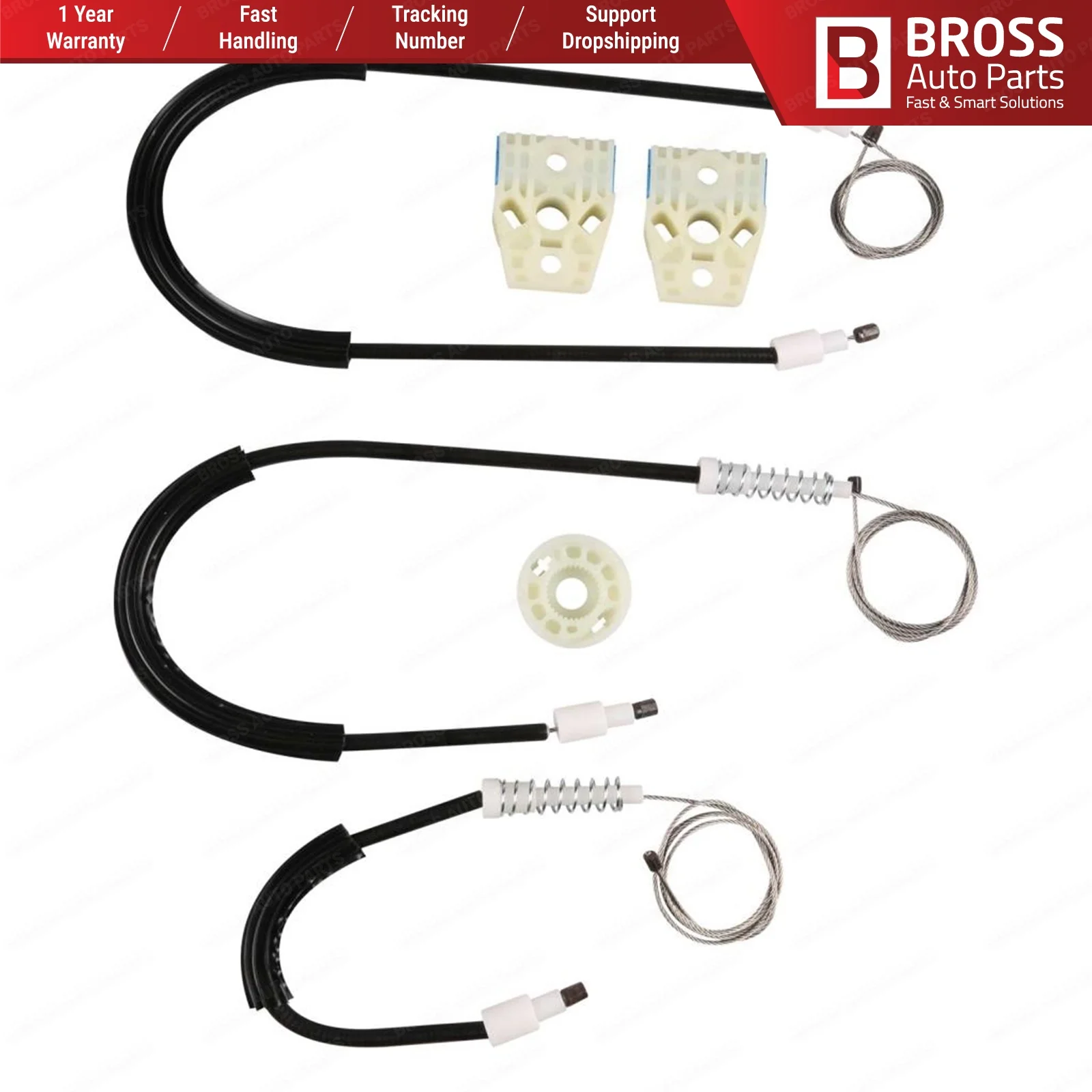 Запчасти для автомобилей Bross BWR810 электрический стеклоподъемник комплект ремонта