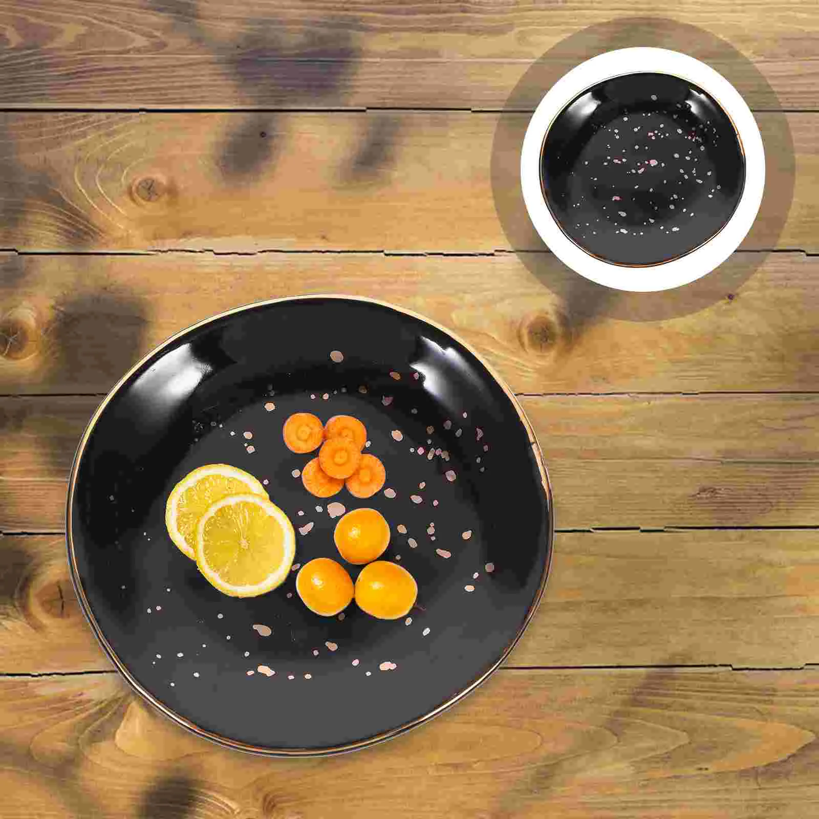 

Steamed Fish Plate Snack Dish Platter Ceramic Food Tray Household Dessert Hotel