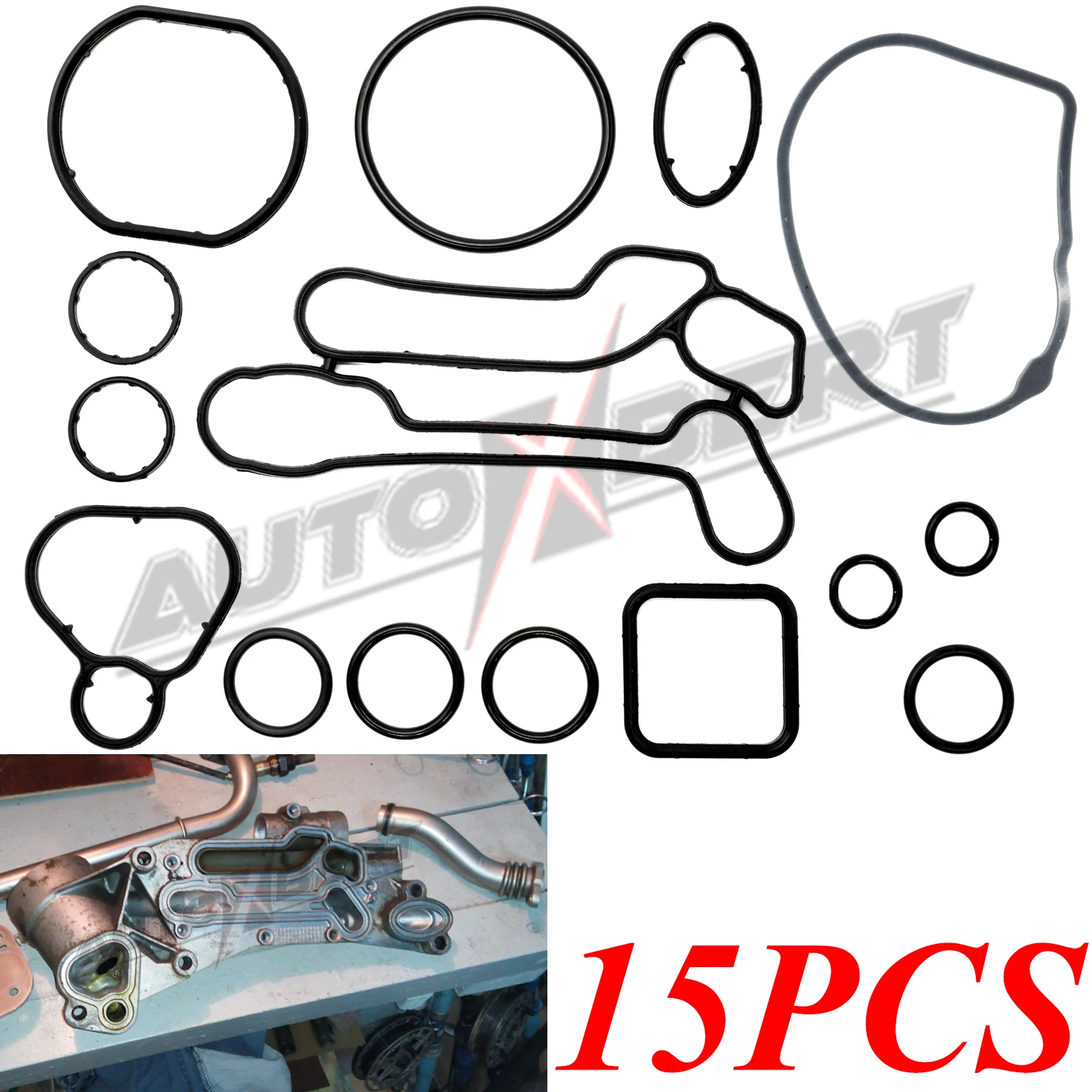 

Прокладка масляного радиатора уплотнения для Chevrolet Cruze Sonic Orlando Trax для Vauxhall Opel Zafira 55354071 система охлаждения двигателя л
