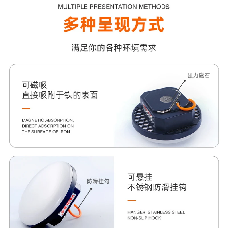 Светодиодный наружная портативная палатка для кемпинга бытовое освещение