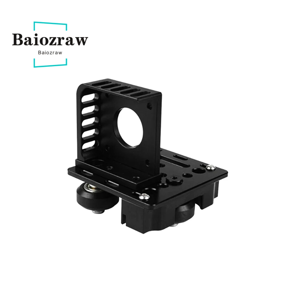

3D Printer V-slot Openbuilds X-axis Slider Aluminum Plate + Timing Belt Buckle + Wheel +motor Bracket for 2020 Profile Extruder