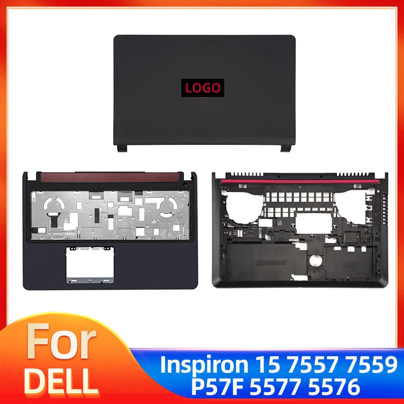 

New For Dell Inspiron 15 7557 7559 P57F 5577 5576 Laptop LCD Back Cover Palmrest Lower Bottom Case