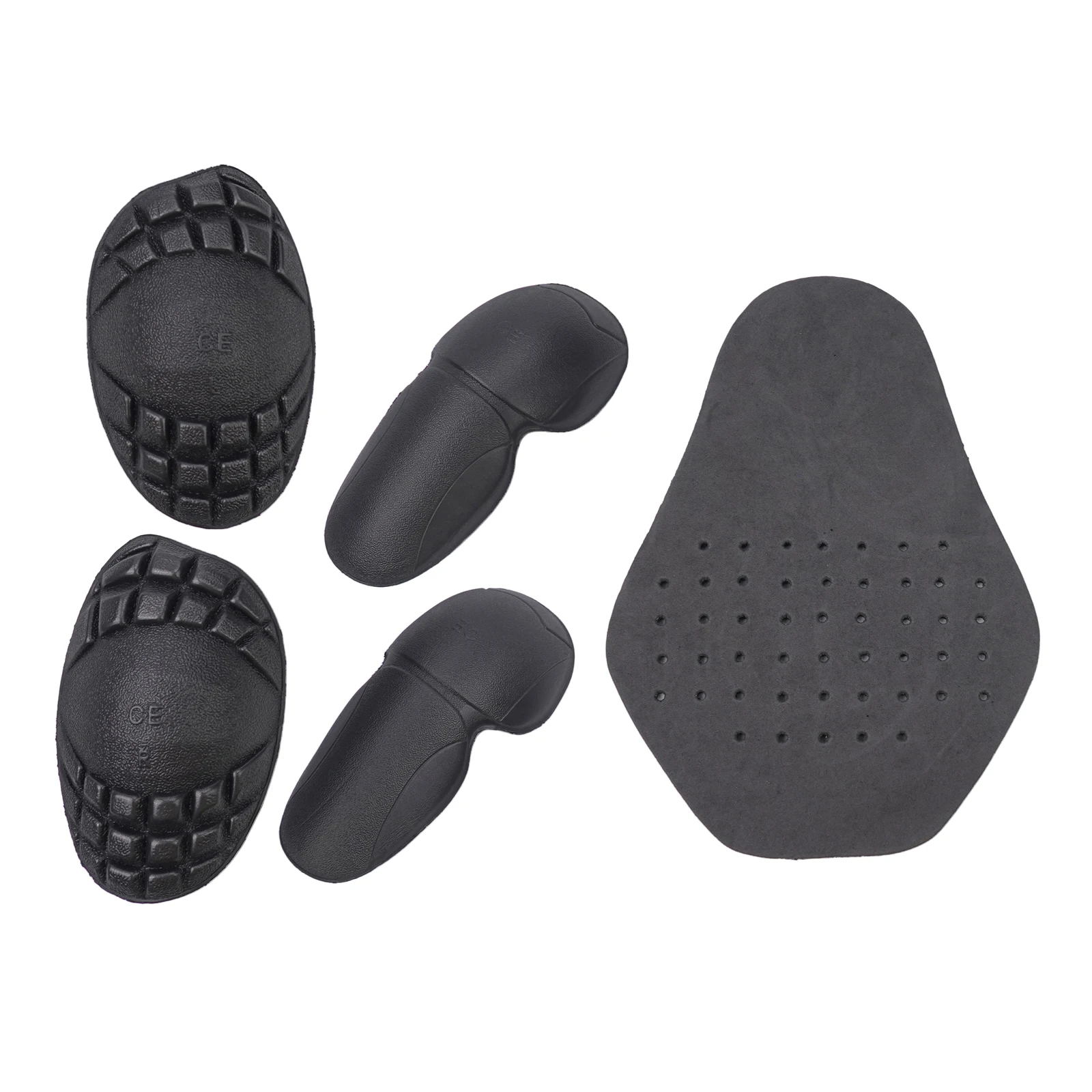 

5 шт., защита для мотоциклов, куртка для езды на велосипеде, задняя часть локтя, плечи, доспехи, защитные вставки для защиты безопасных аксессуаров