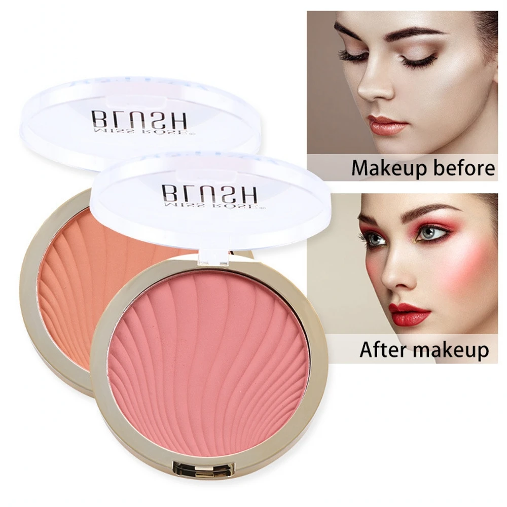 

6 Color Matte Blush Rouge Nude Makeup Powder Wholesale Lasting Natural Brighten Blush Palette Skin Color Cosmetic Gift for Girl