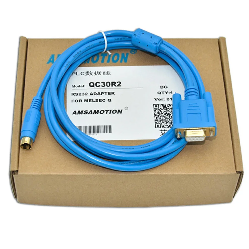 QC30R2 для Mitsubishi Q Series коммуникационный кабель ПЛК MELSEC GS/GOT1050/1055 RS232 программирования