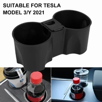 model 3 y 2021 accessories silicone central control cup stopper ashtray water cup slot slip limit clip for tesla model 3y 2021