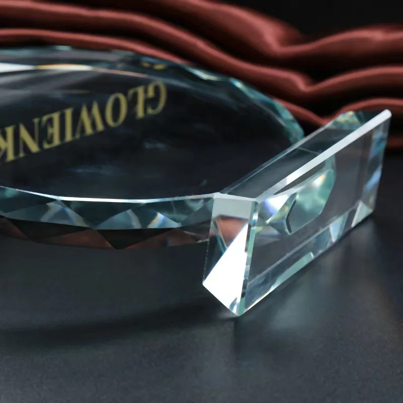 Трофей из хрустального стекла пустой хрустальный трофей медаль выпускной сезон