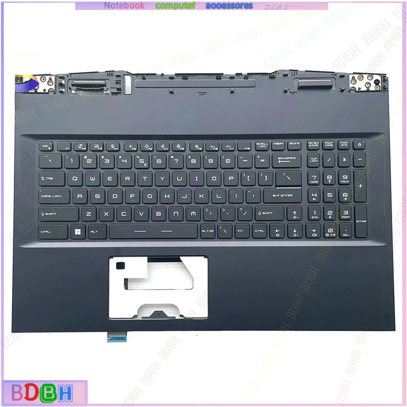Фото Новый верхний корпус с RGB-подсветкой клавиатуры и подставкой для рук для MSI GE76 GP76 MS-17K1 17K3 17K4 №3