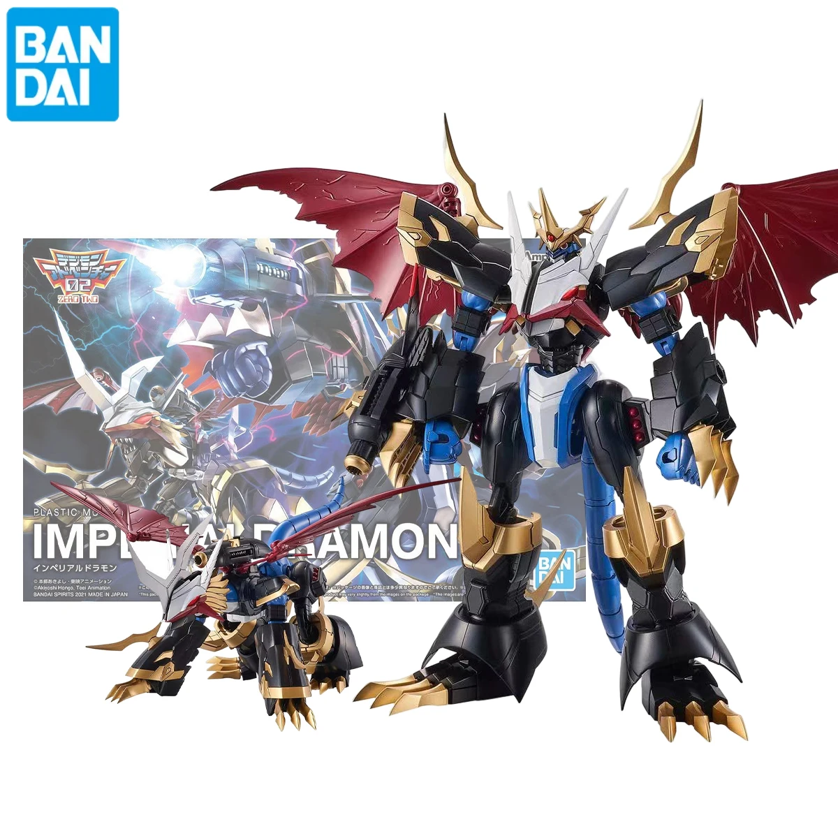 Фигурки BANDAI Digimon, приключения, оригинальные модели, ФРС, Райз, Императорский драмон, сборные фигурки, Аниме фигурки, игрушки
