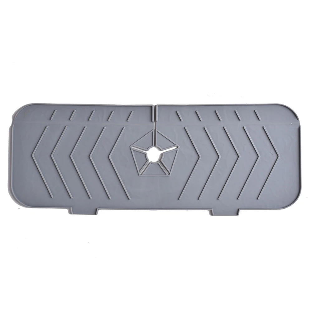 

Splash Water Catcher Mat Water Drying Pads Replace Sink Draining Pad Faucet Mat Kitchen 1pcs Orange/black/gray