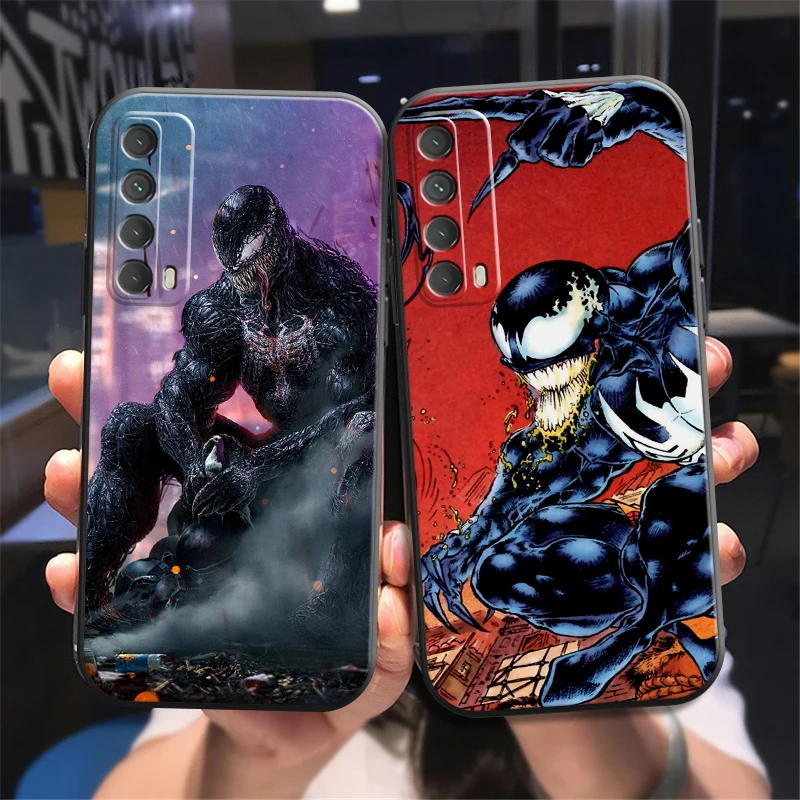 

Marvel Venom Phone Case For Huawei P Smart Z 2019 2021 P20 P20 Lite Pro P30 Lite Pro P40 P40 Lite 5G Back Silicone Cover