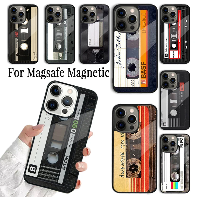 Чехол для телефона iPhone 16 15 14 13 12 11 Pro Max Plus Magsafe магнитный чехол с беспроводной