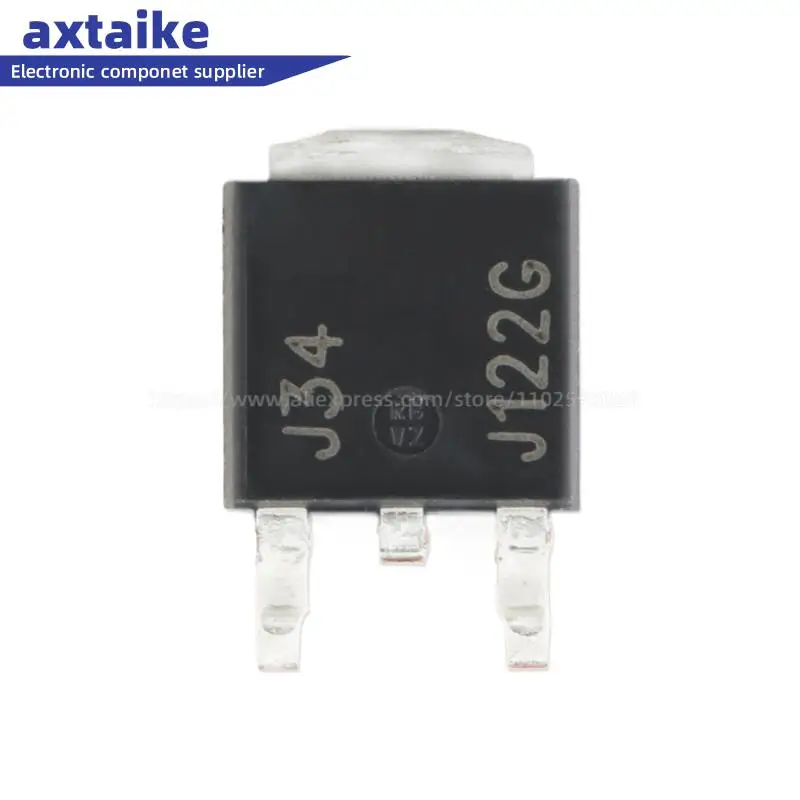 ТРАНЗИСТОР MJD122 MJD122T4 MJD122T4G J122G TO-252-2 NPN трубка Дарлингтона 100 в/8A SMD, 2 шт.
