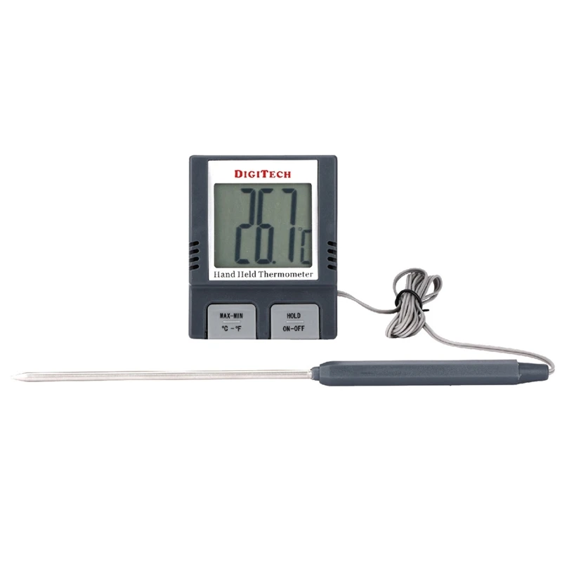 

Цифровой мгновенный считыватель Мяса термометр с хранением данных-50-300 ℃ для приготовления пищи