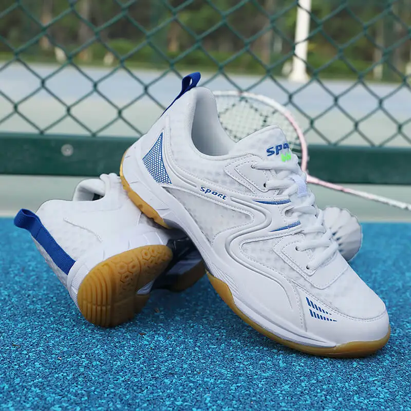 Badminton Women Sports Shoes Men Breathable Fitness Skipping Shoes Competition Non-slip Shock-absorbing Running Tennis Shoes