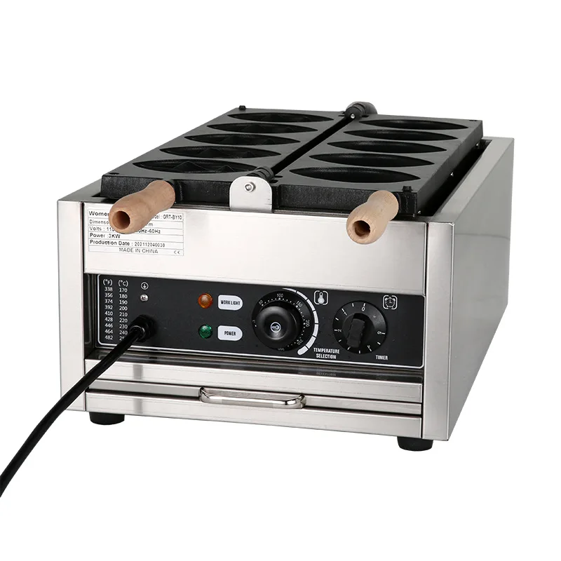 new design taiwan commercial electric girls lily waffle making machine 5pcs mini woman waffle snack maker kitchen appliance free global shipping