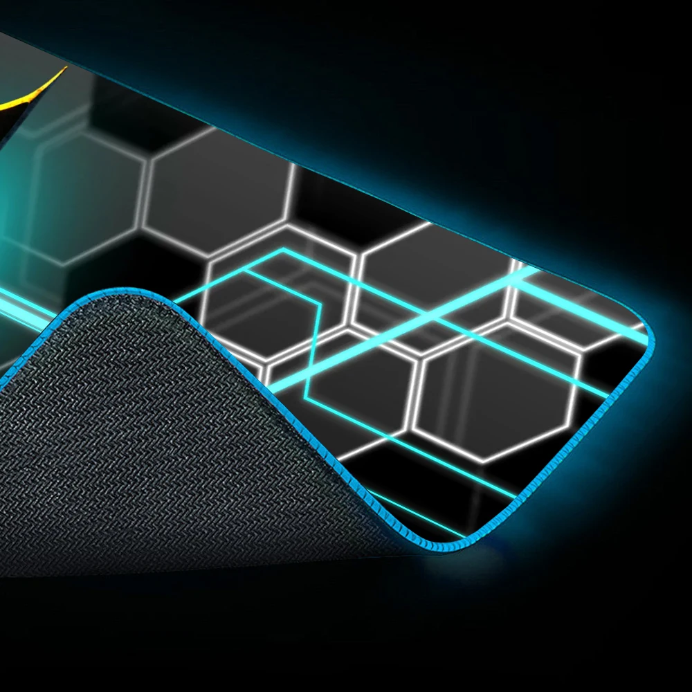 Старкрафт RGB Мат для мыши для игр, компьютерная аксессуарная крупная мышь с подсветкой XL LED Геймерская коврик для мыши 900x400 письменный стол для КС ГО.