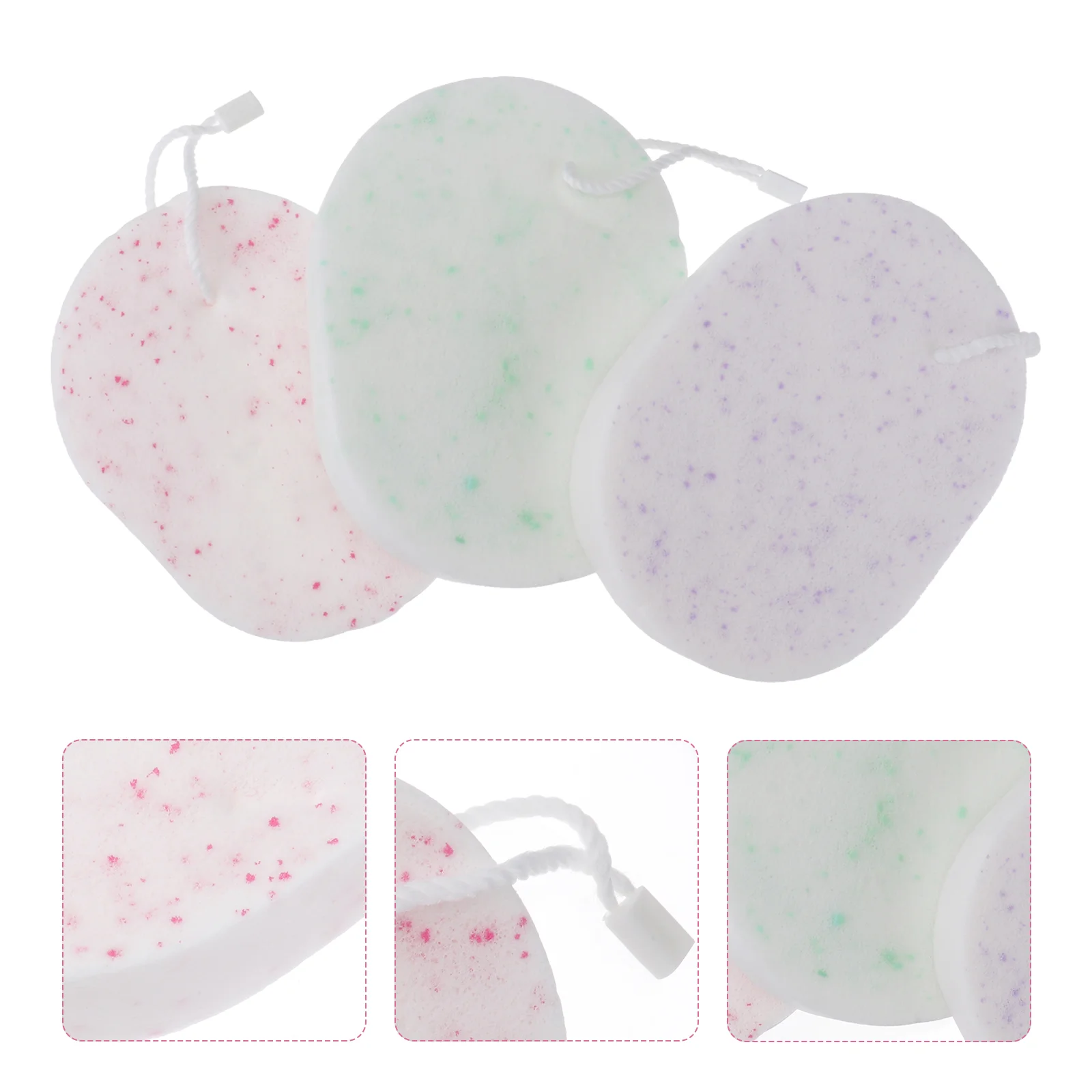 

Sponge Face Facial Cleaning Puff Konjac Skin Makeup Cleansing Washing Wipe Wash Pads Scrubber Puffs Exfoliator Remover Sponges