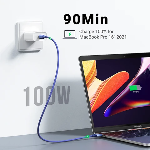 【 в продаже】UGREEN USB-кабель 100 Вт Type C to Type C для MacBook Samsung PD100W USB Type C Кабель для быстрой зарядки QC4.0 USB C