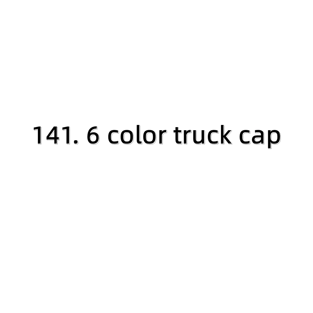 

141. 6 color truck cap