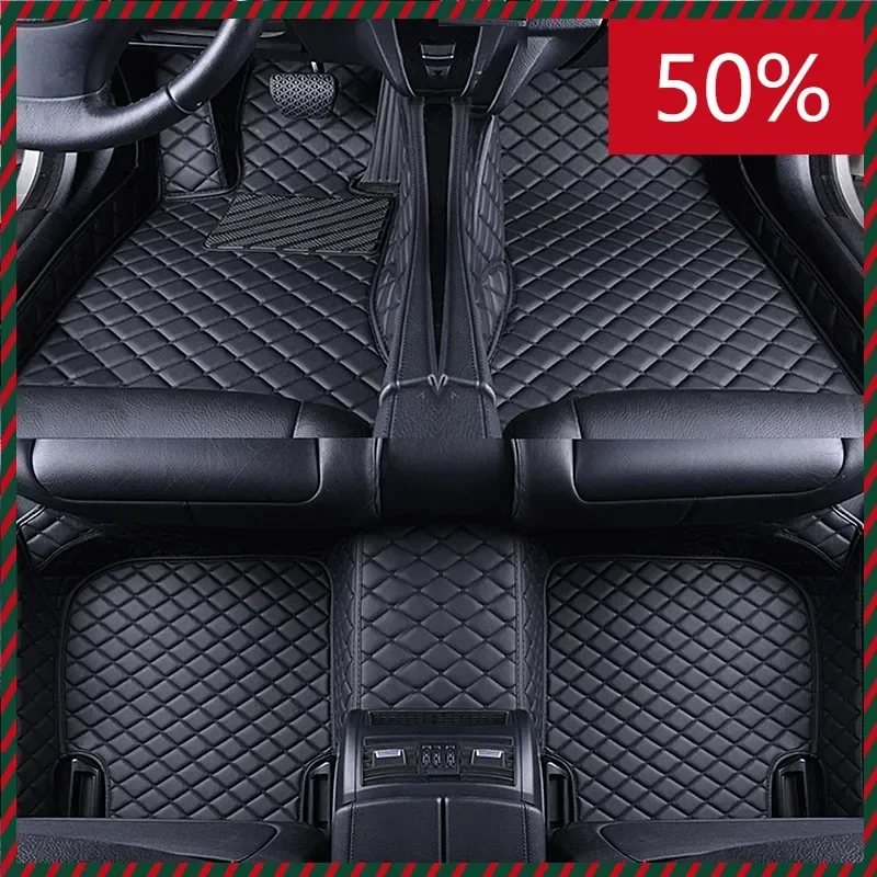 Автомобильные коврики на заказ для Porsche Cayenne 2018 2019 2020 2022 кожаные напольные прочные