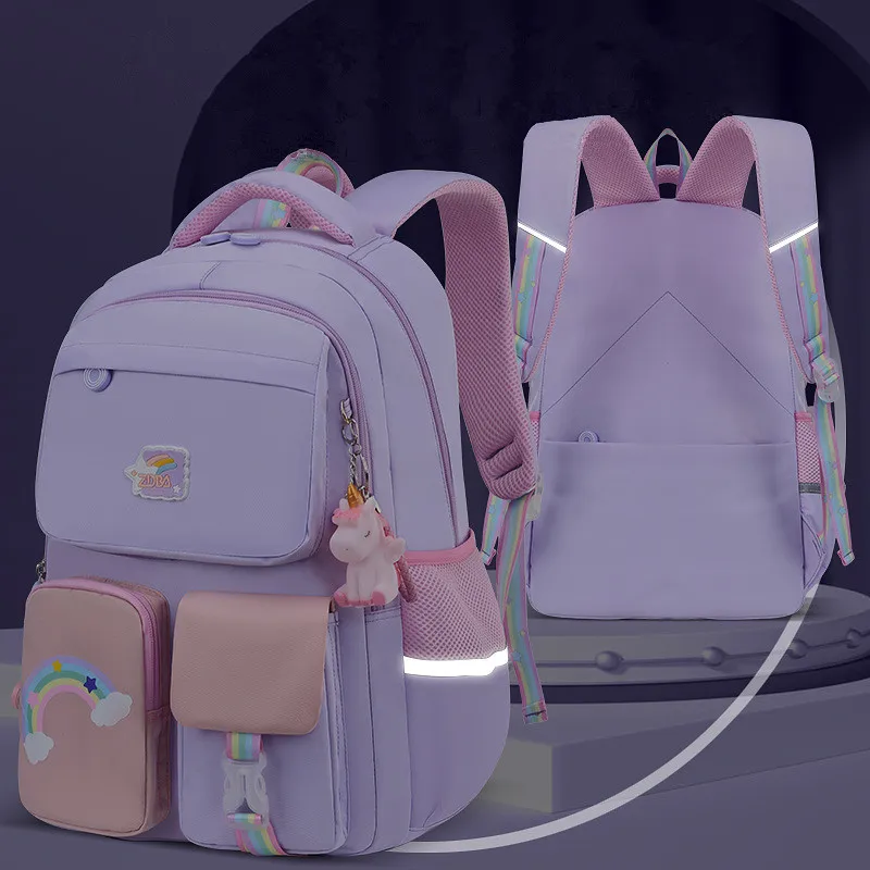 Милые школьные ранцы для девочек Детская сумка книг водонепроницаемые сумки